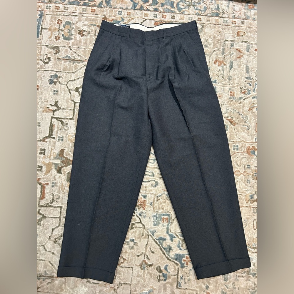 Classic Charcoal Men's Dress Trousers
